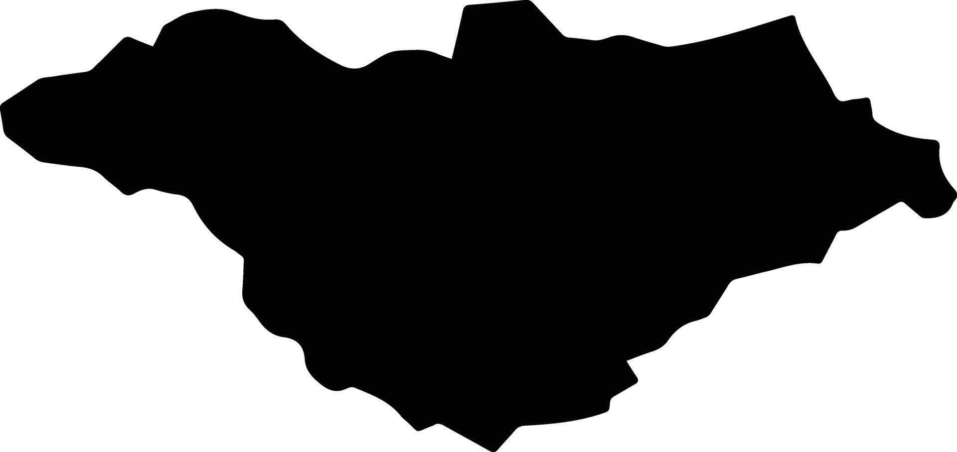 Destrnik Slovenia silhouette map vector