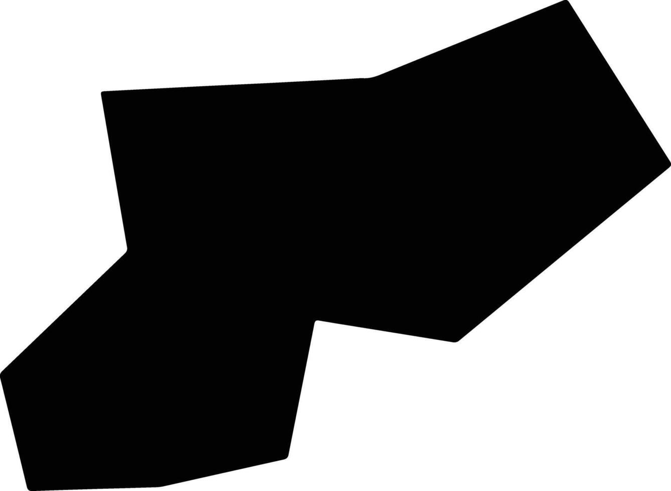 Dexingshi China silhouette map vector