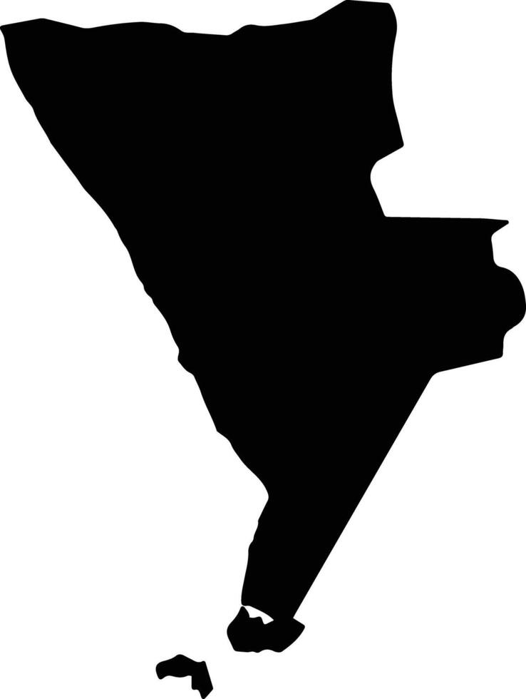 Dhubab Yemen silhouette map vector