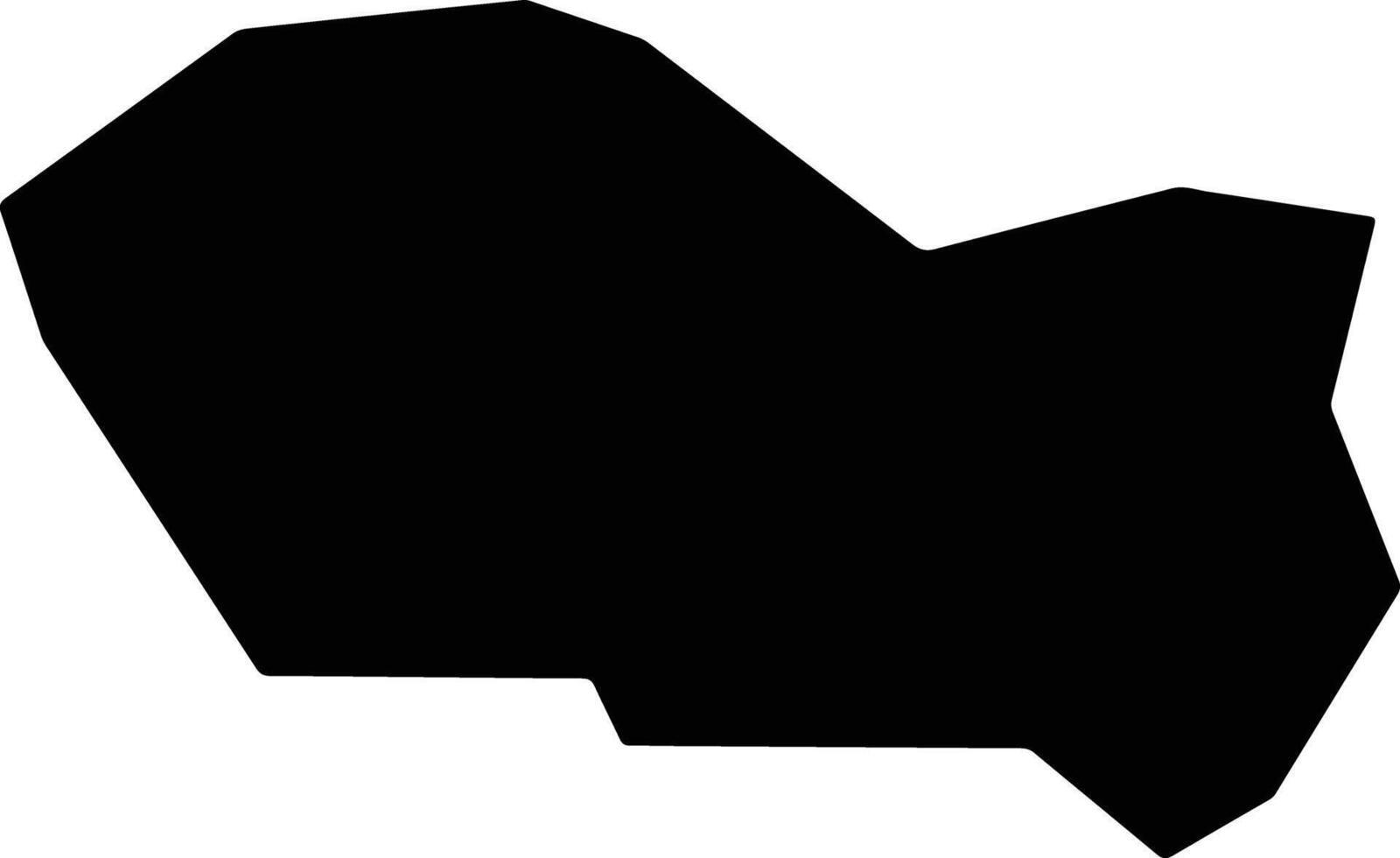 Diamante do Norte Brazil silhouette map vector
