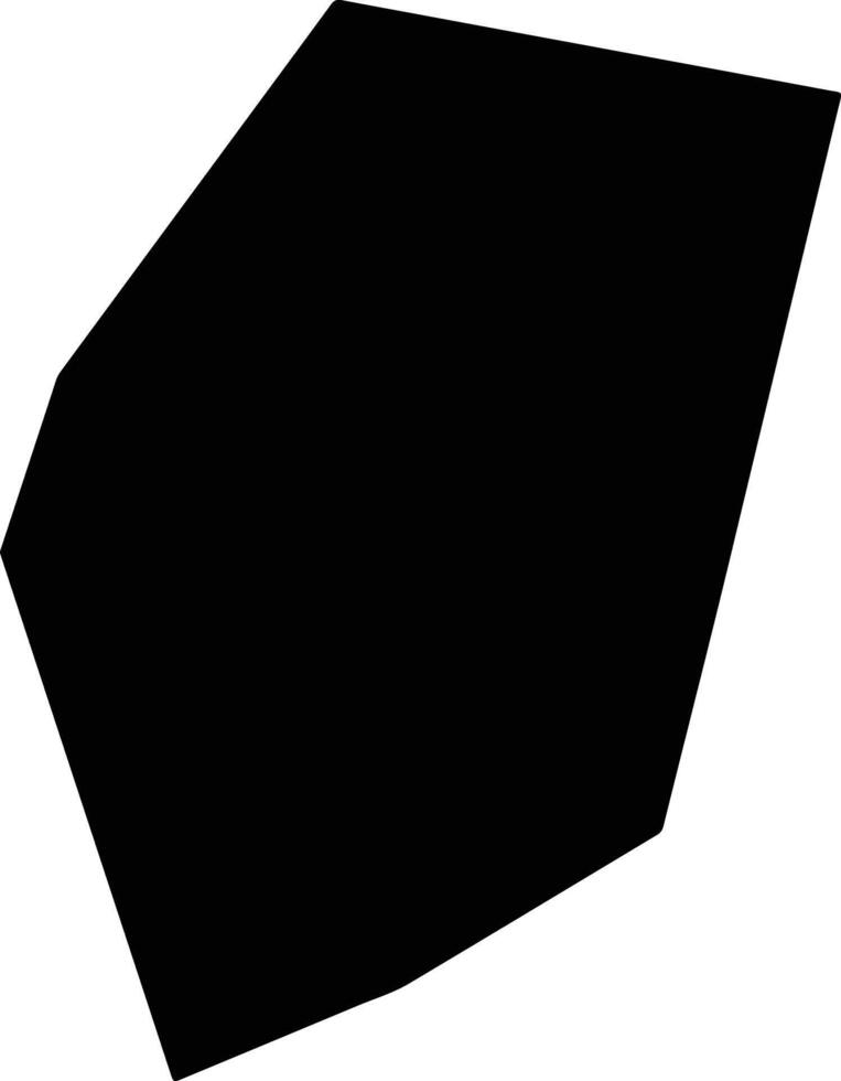 Dianjiangxian China silhouette map vector