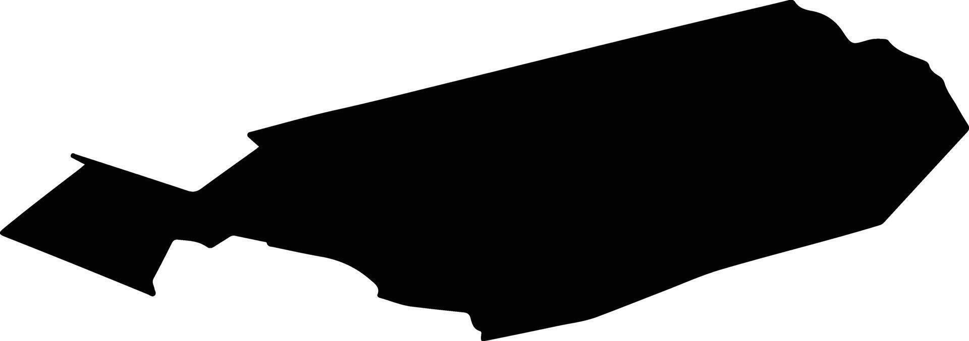 DIDESTI Romania silhouette map vector