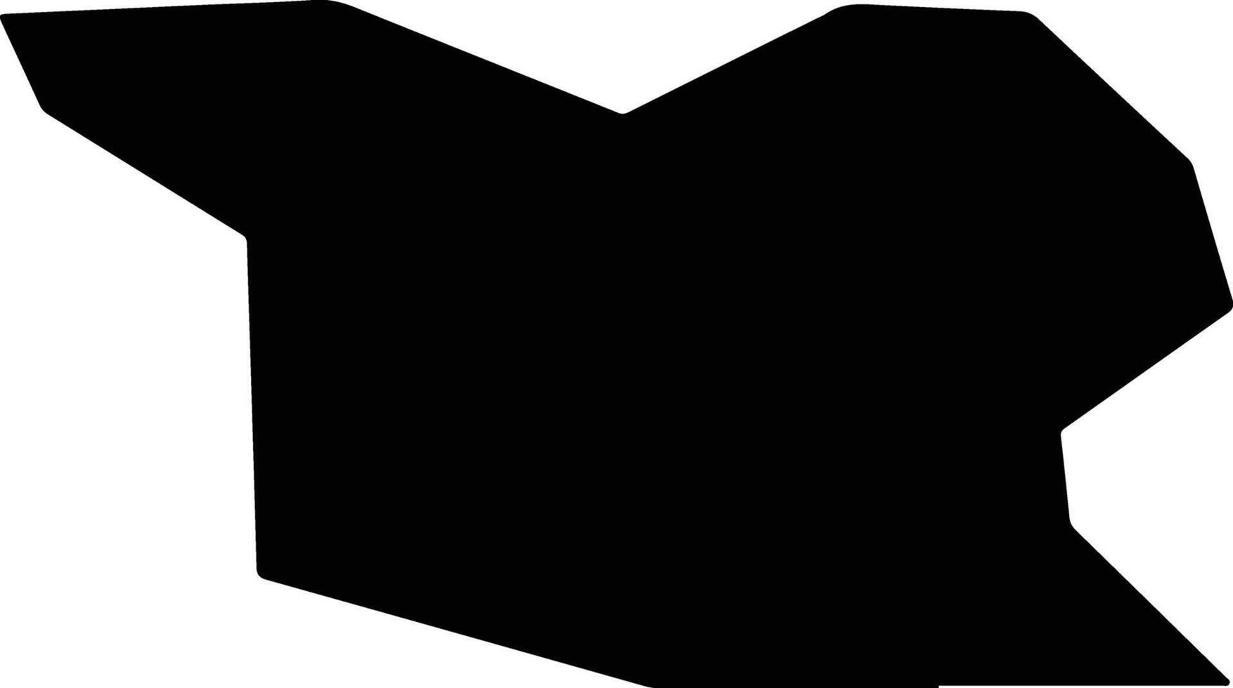 Diebuxian China silhouette map vector