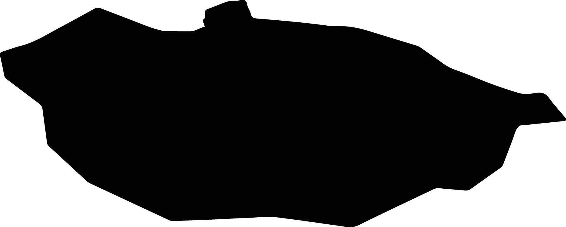 Diessenhofen Switzerland silhouette map vector