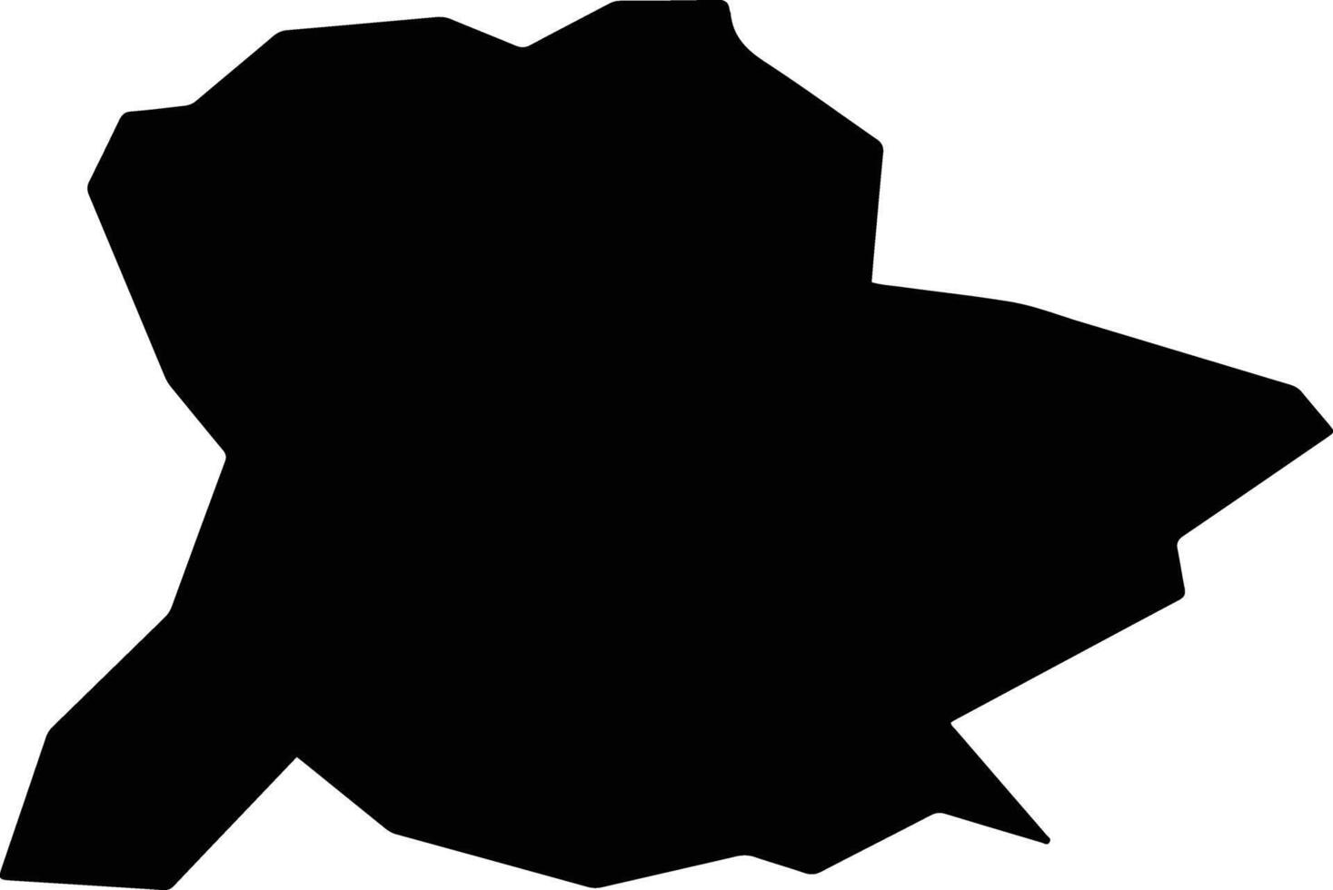 Dilermando de Aguiar Brazil silhouette map vector
