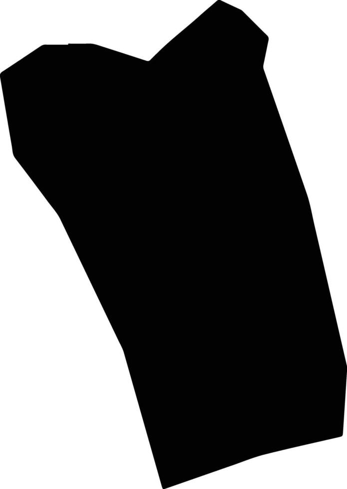 Dilong Palau silhouette map vector