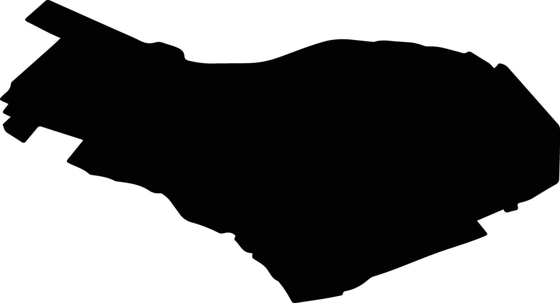 DIMACHENI Romania silhouette map vector