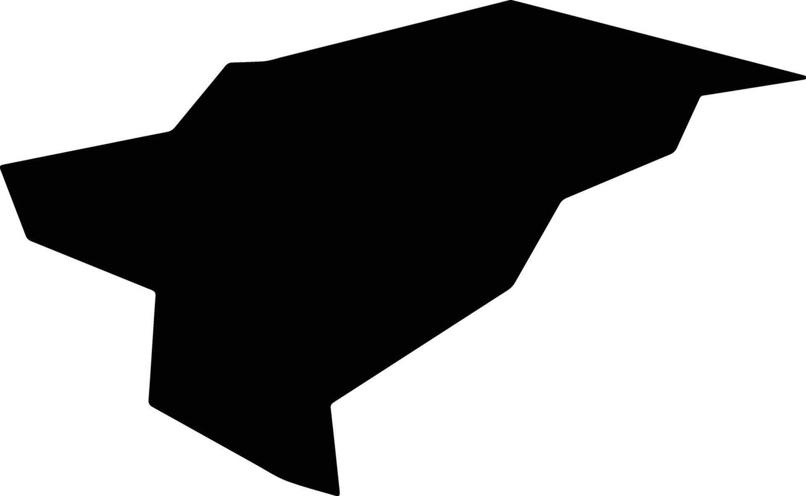 Dimovo Bulgaria silhouette map vector