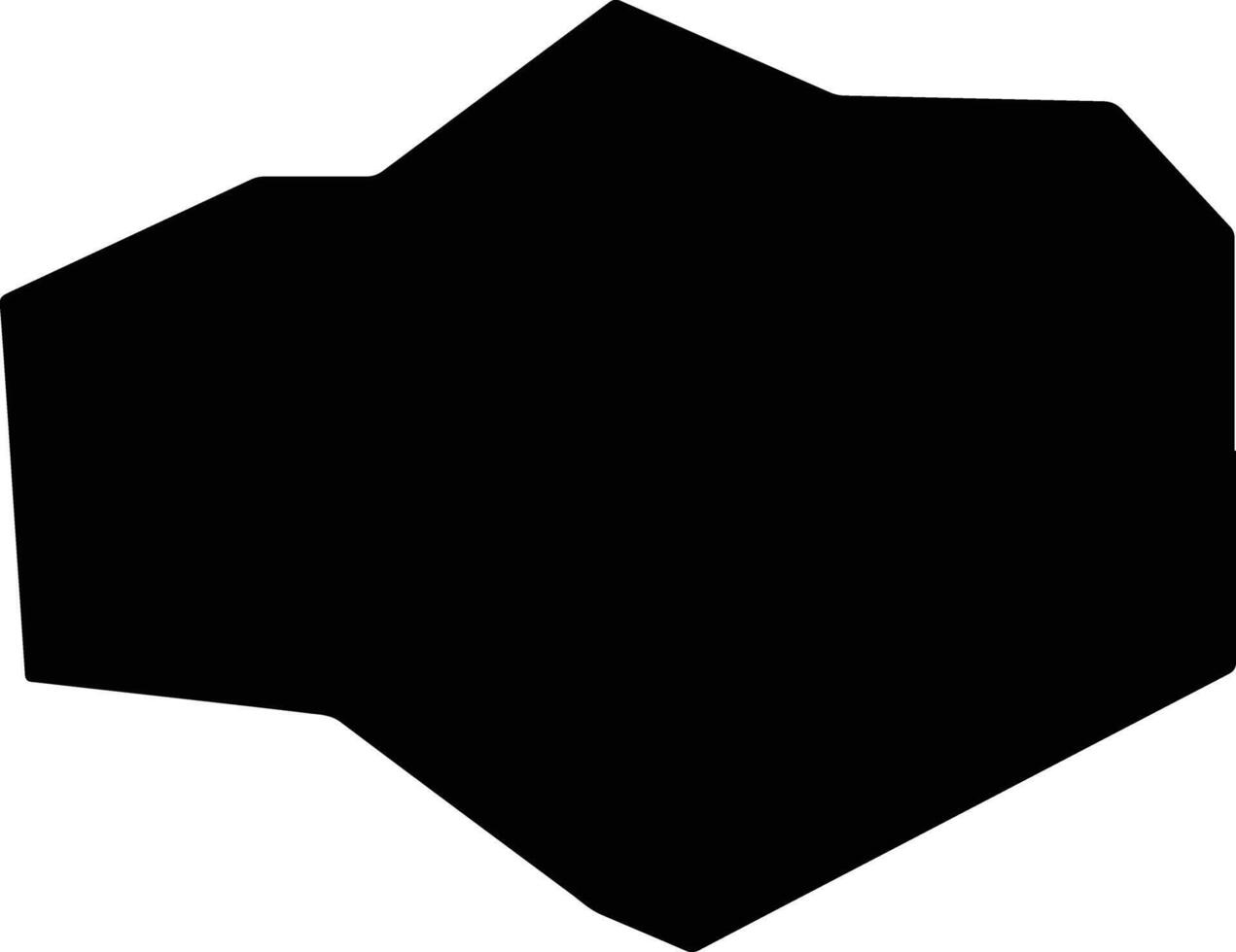 Dinwiddie United States silhouette map vector