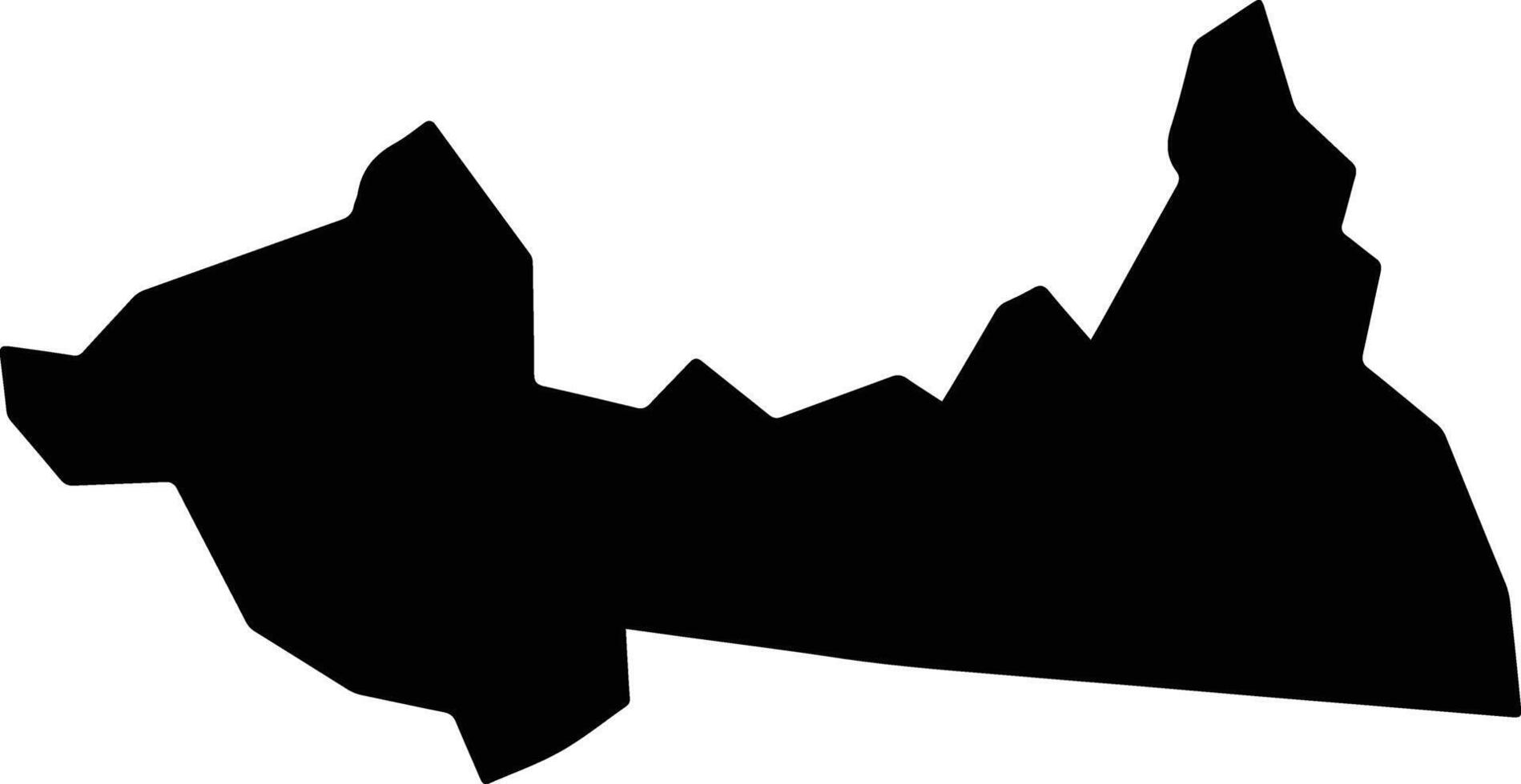 Diorama Brazil silhouette map vector