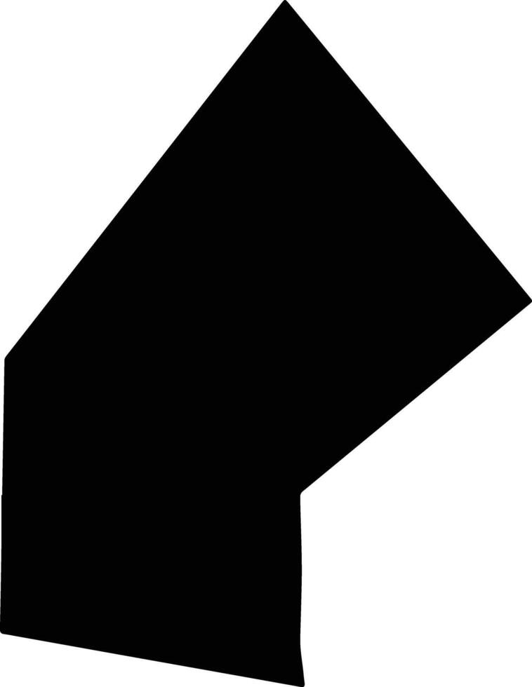 Dioundiou Niger silhouette map vector