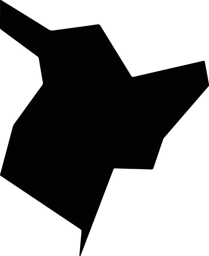 Divina Pastora Brazil silhouette map vector