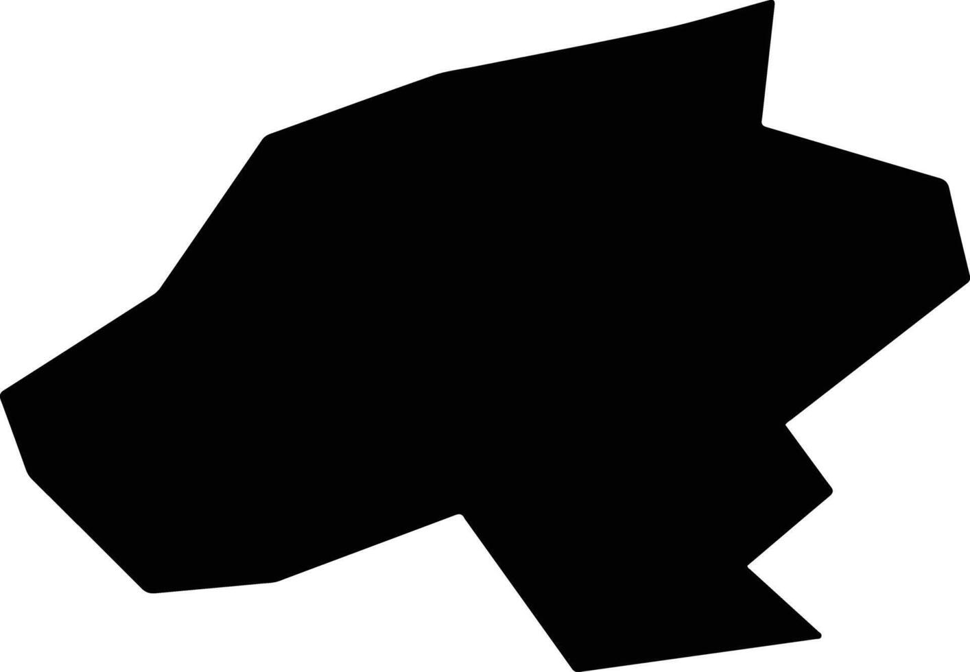 Divisa Nova Brazil silhouette map vector