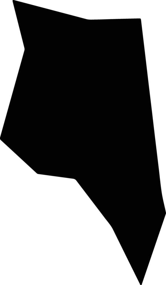 Divisa Alegre Brazil silhouette map vector
