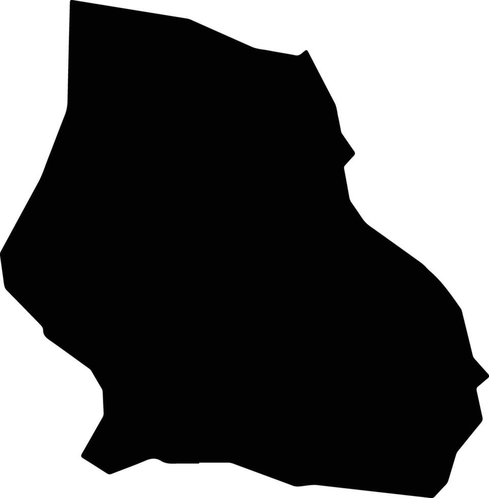 Doe Liberia silhouette map vector