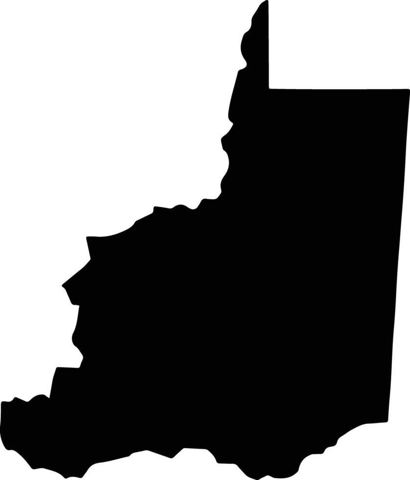 Dolores Guatemala silhouette map vector