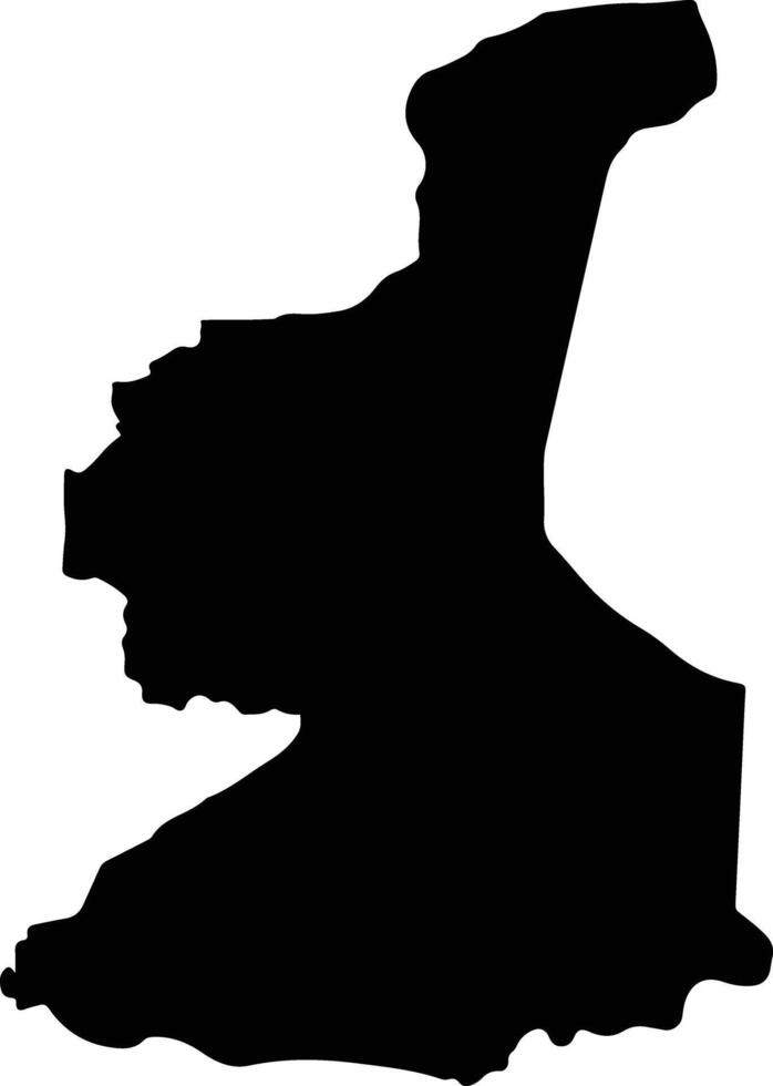 Dolores Merendon Honduras silhouette map vector