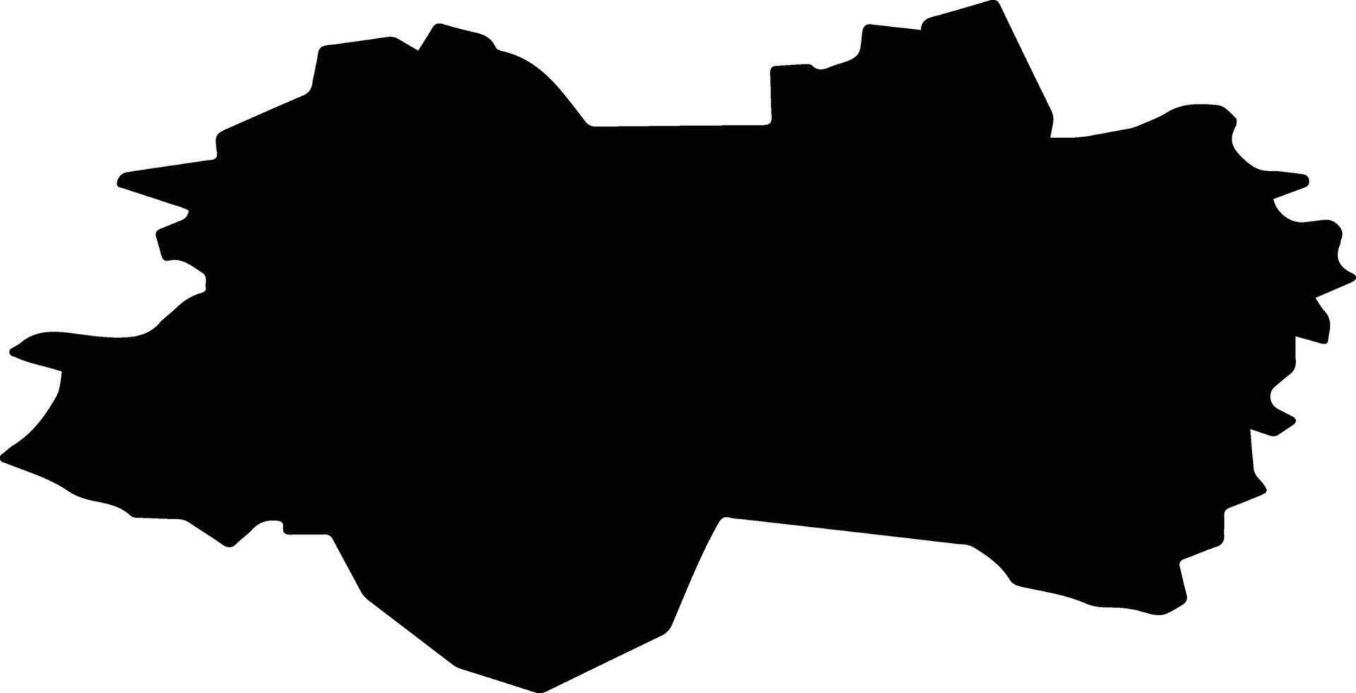 Dolzhansky District Russia silhouette map vector