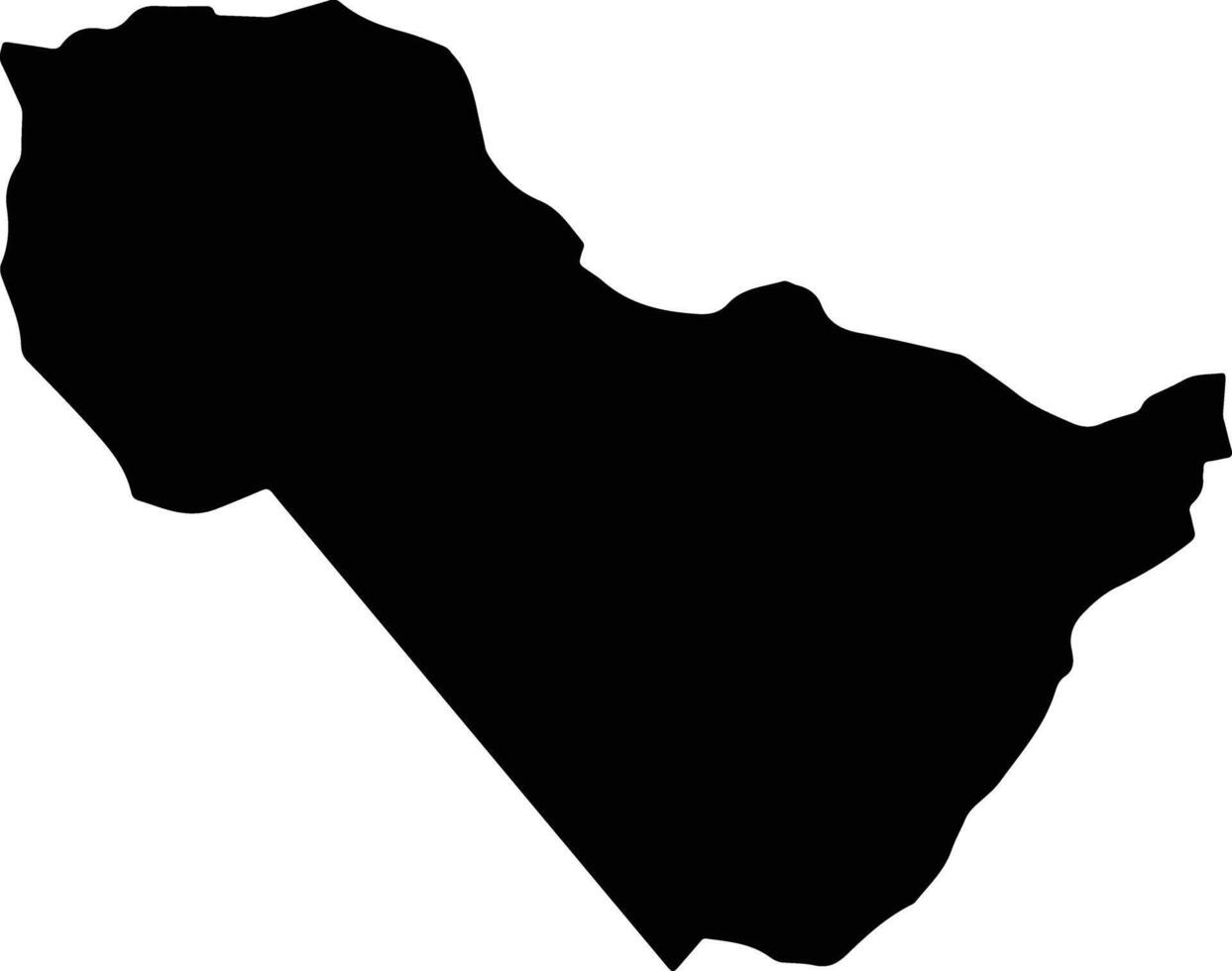 Dom Eliseu Brazil silhouette map vector
