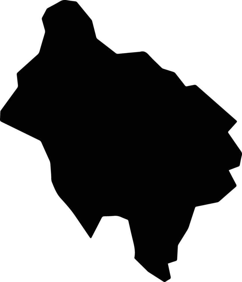 Dom Feliciano Brazil silhouette map vector
