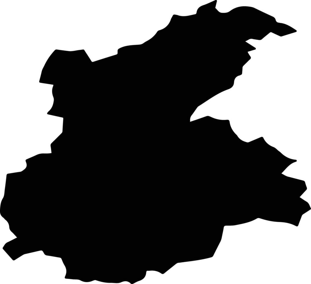 Domcale Slovenia silhouette map vector