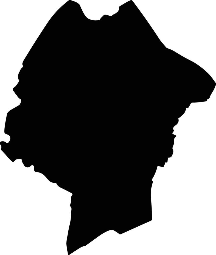 Don Phut Thailand silhouette map vector