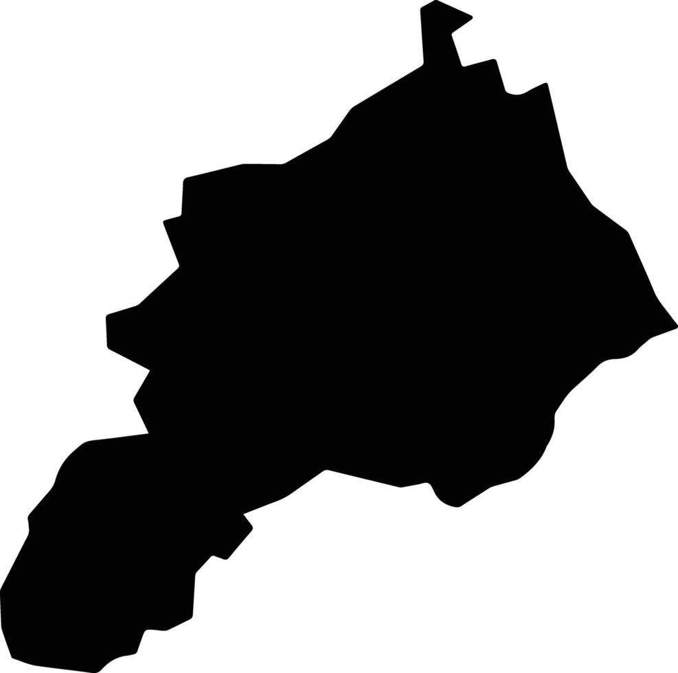 Dong Ha Vietnam silhouette map vector