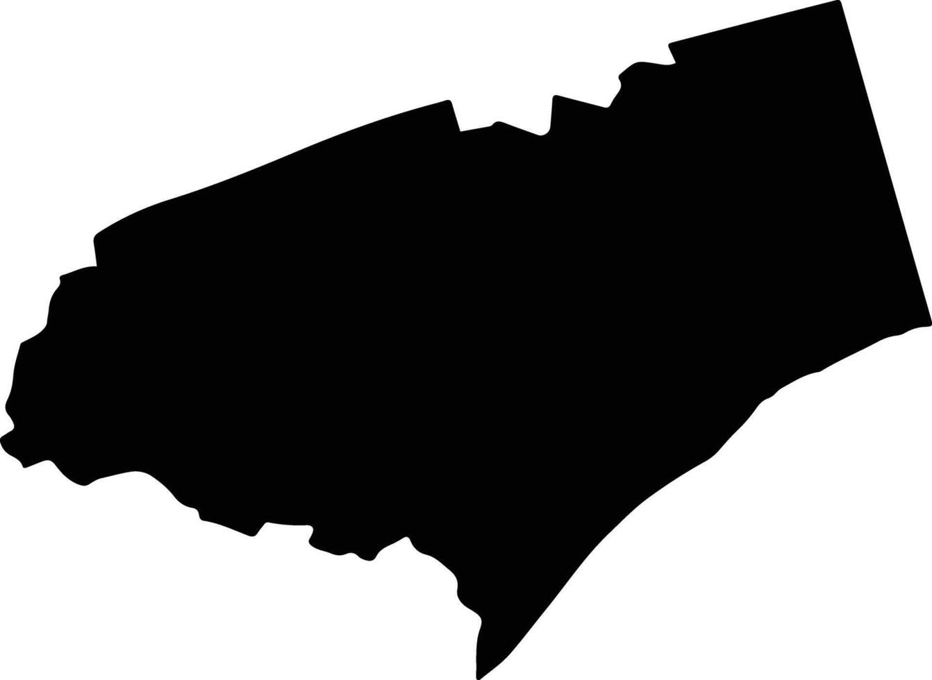 Dong Hai Vietnam silhouette map vector
