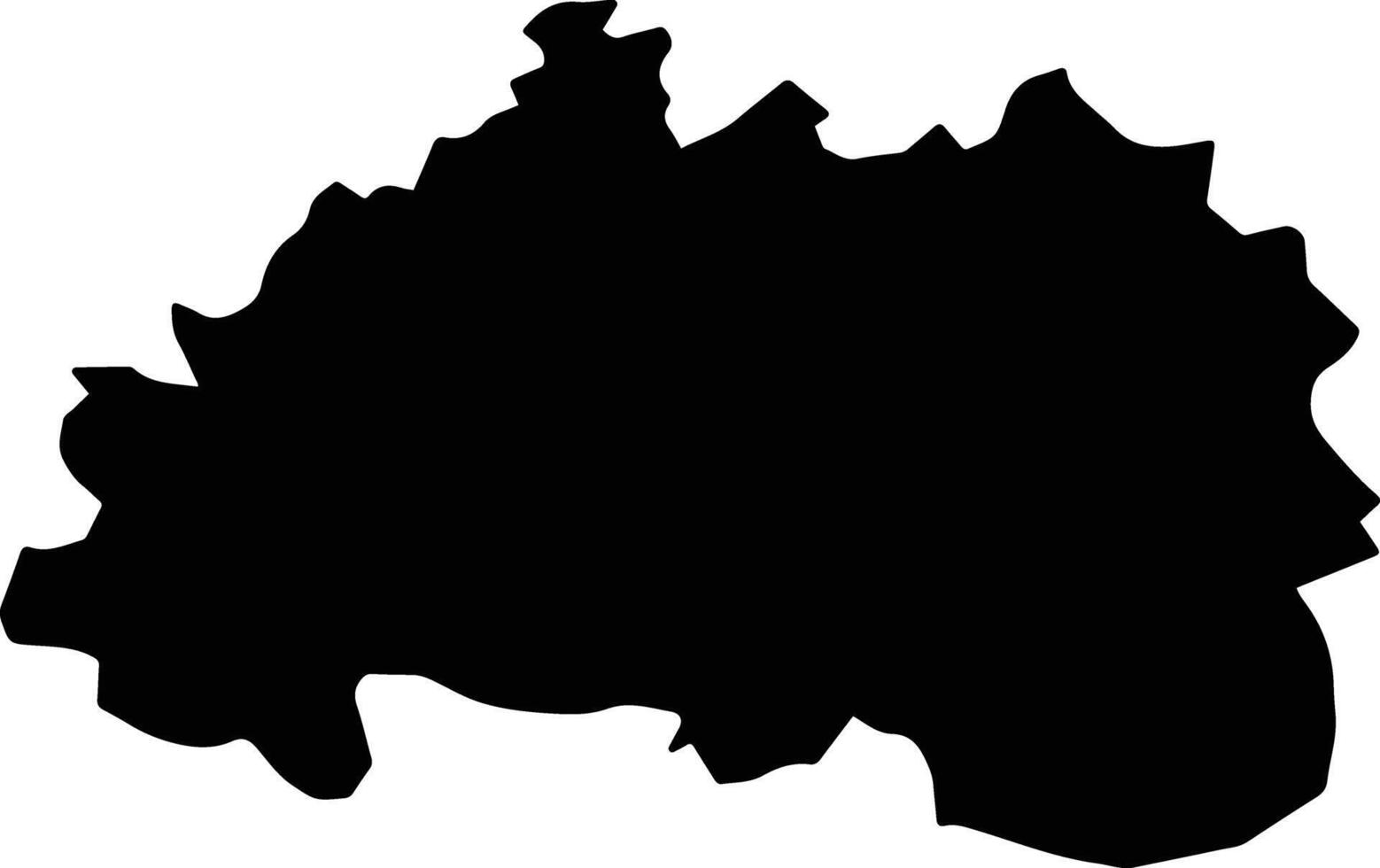 Dong Hung Vietnam silhouette map vector