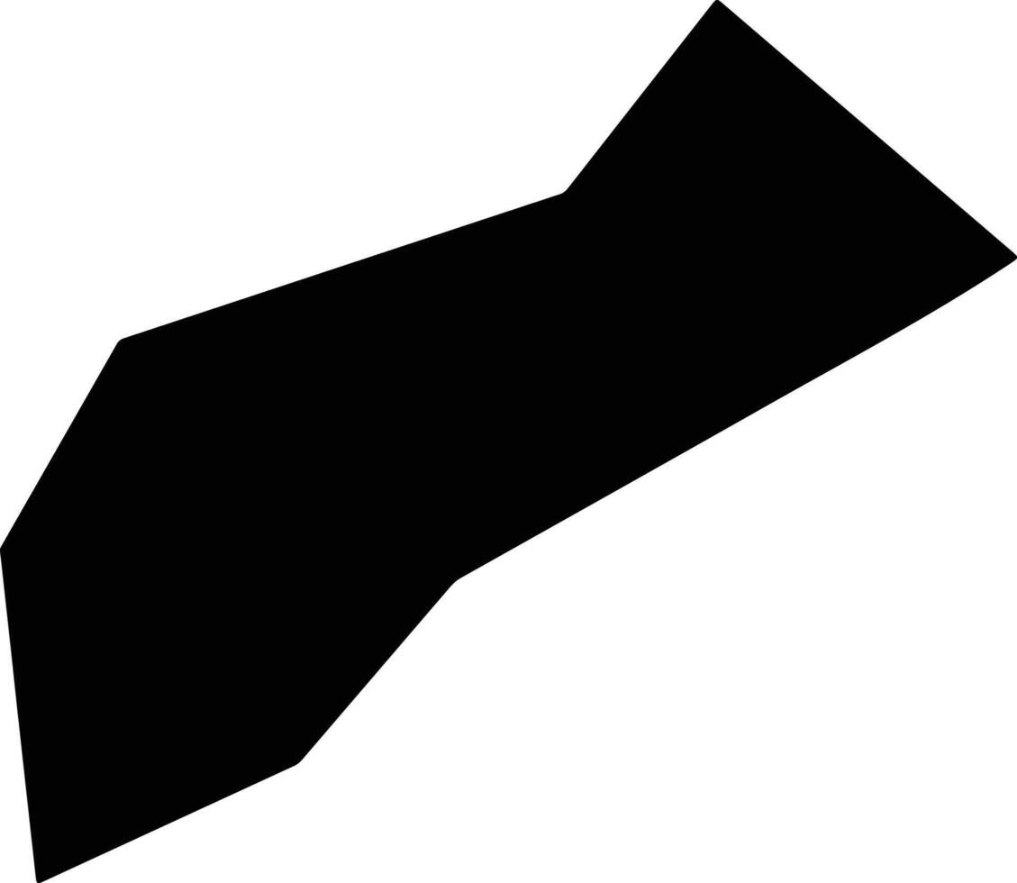Dongerxian China silhouette map vector
