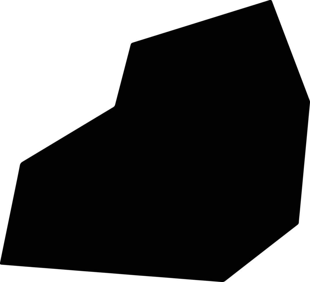 Dongmingxian China silhouette map vector