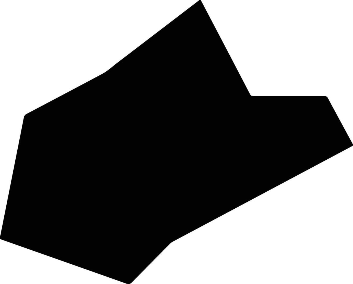 Dongyangshi China silhouette map vector