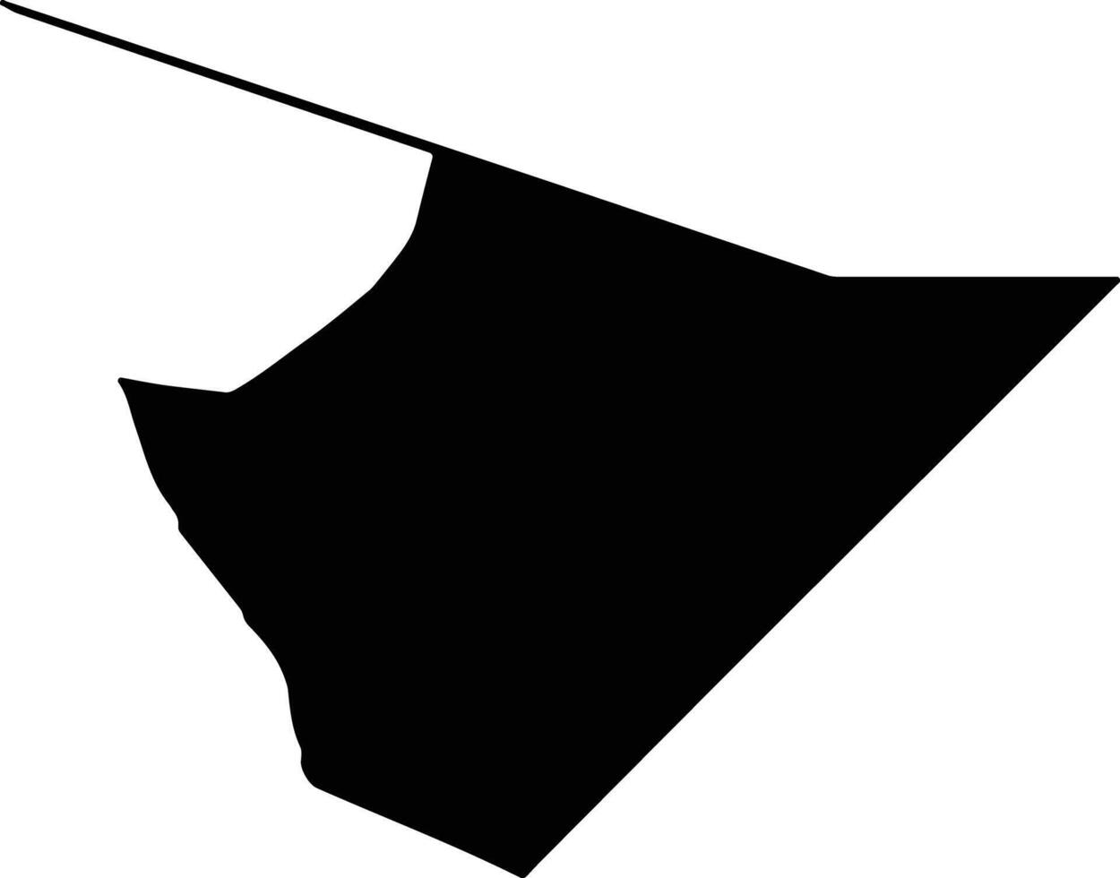 Doolo Ethiopia silhouette map vector