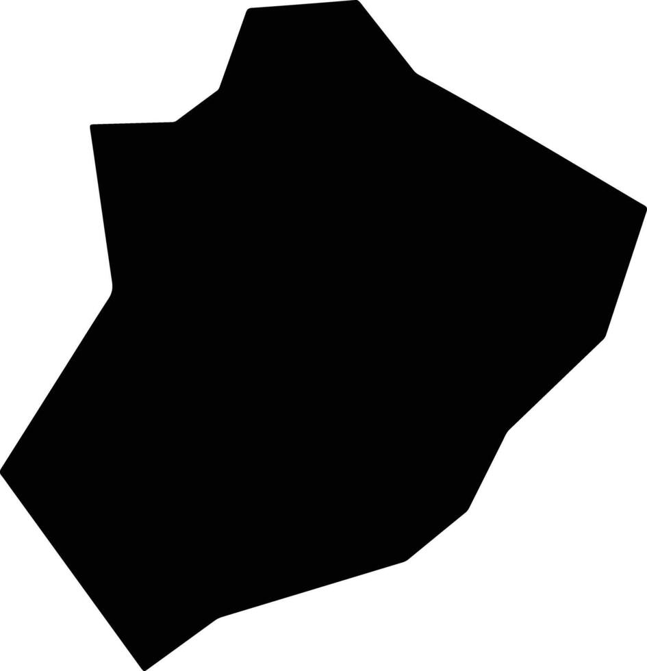 Dorbor Liberia silhouette map vector