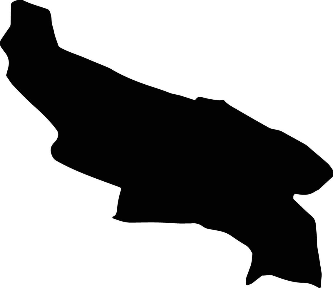 Doreh Iran silhouette map vector