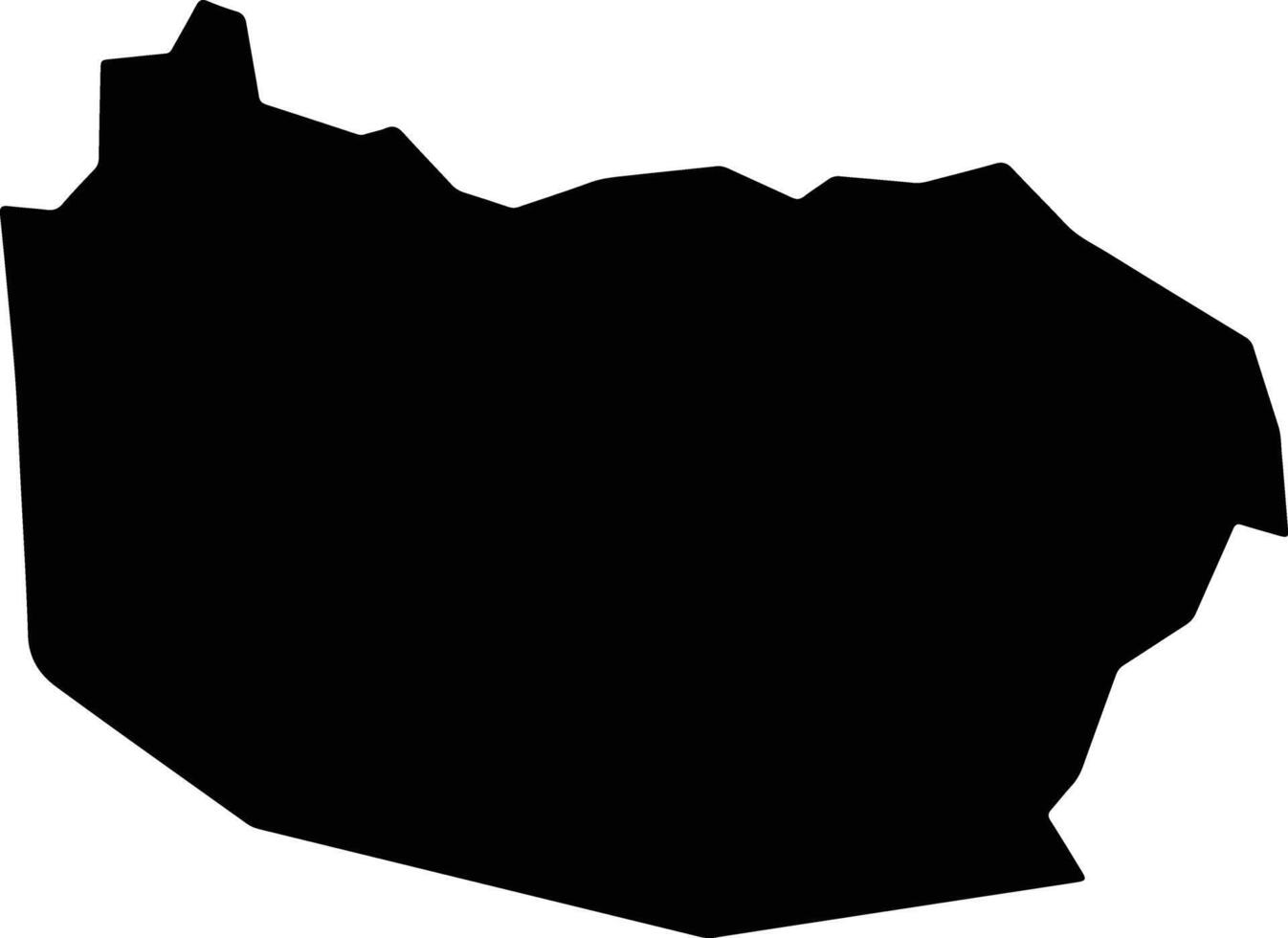 Dormentes Brazil silhouette map vector