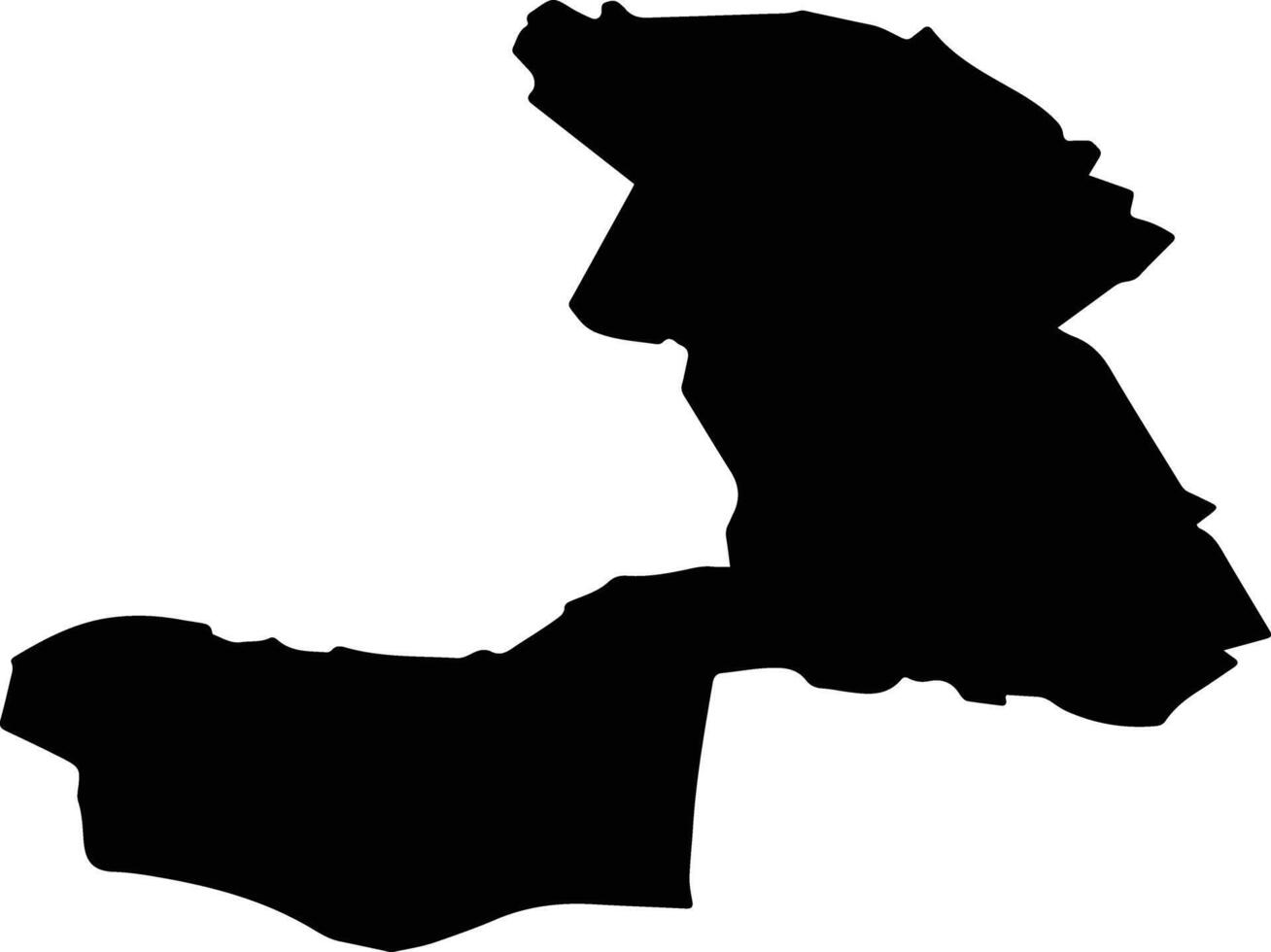 DOROLT Romania silhouette map vector
