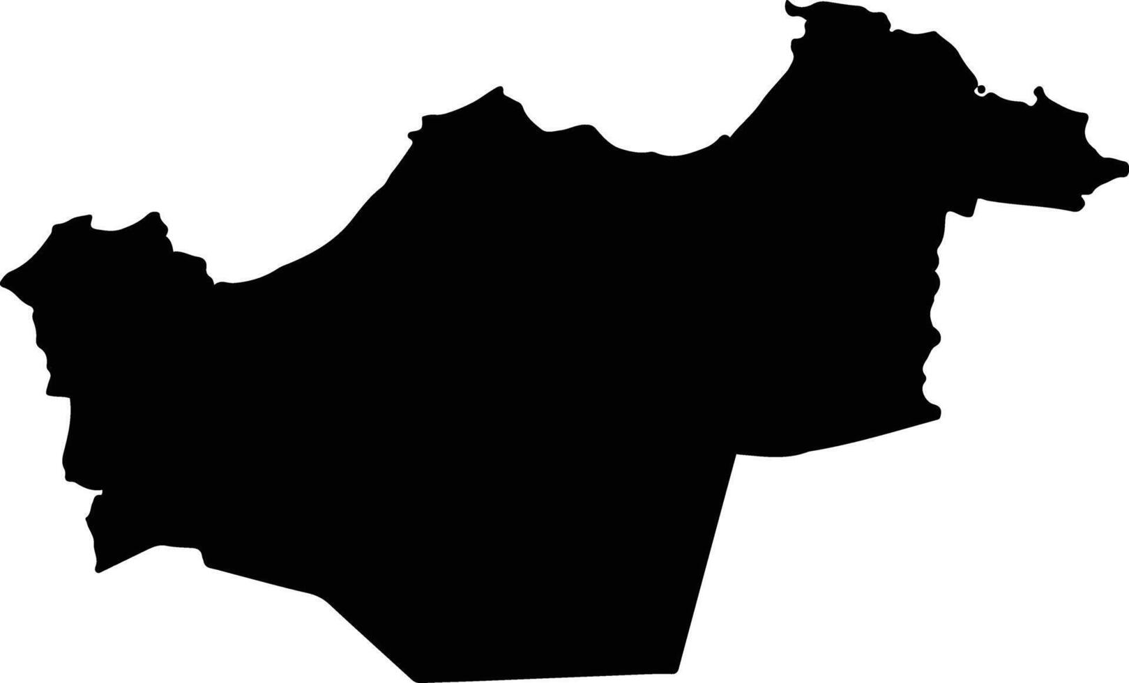 Dorset Australia silhouette map vector