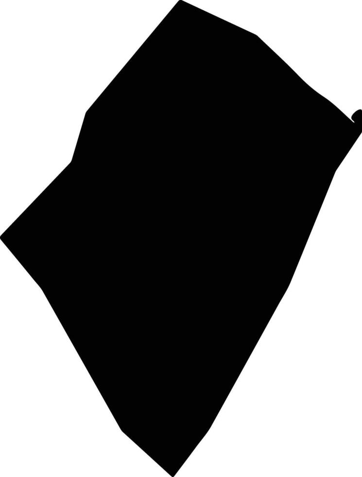 Dorra Djibouti silhouette map vector