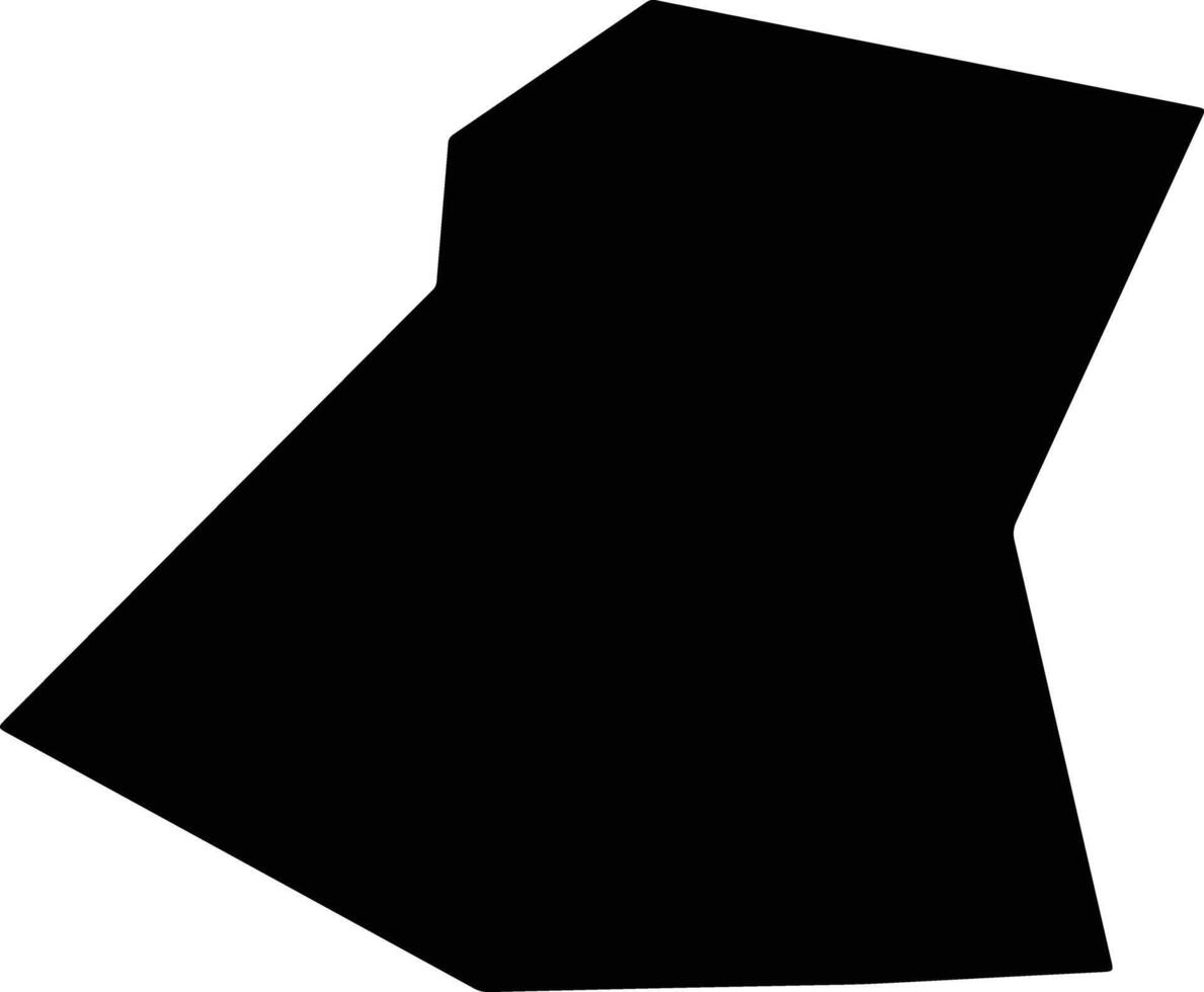 Doti Nepal silhouette map vector