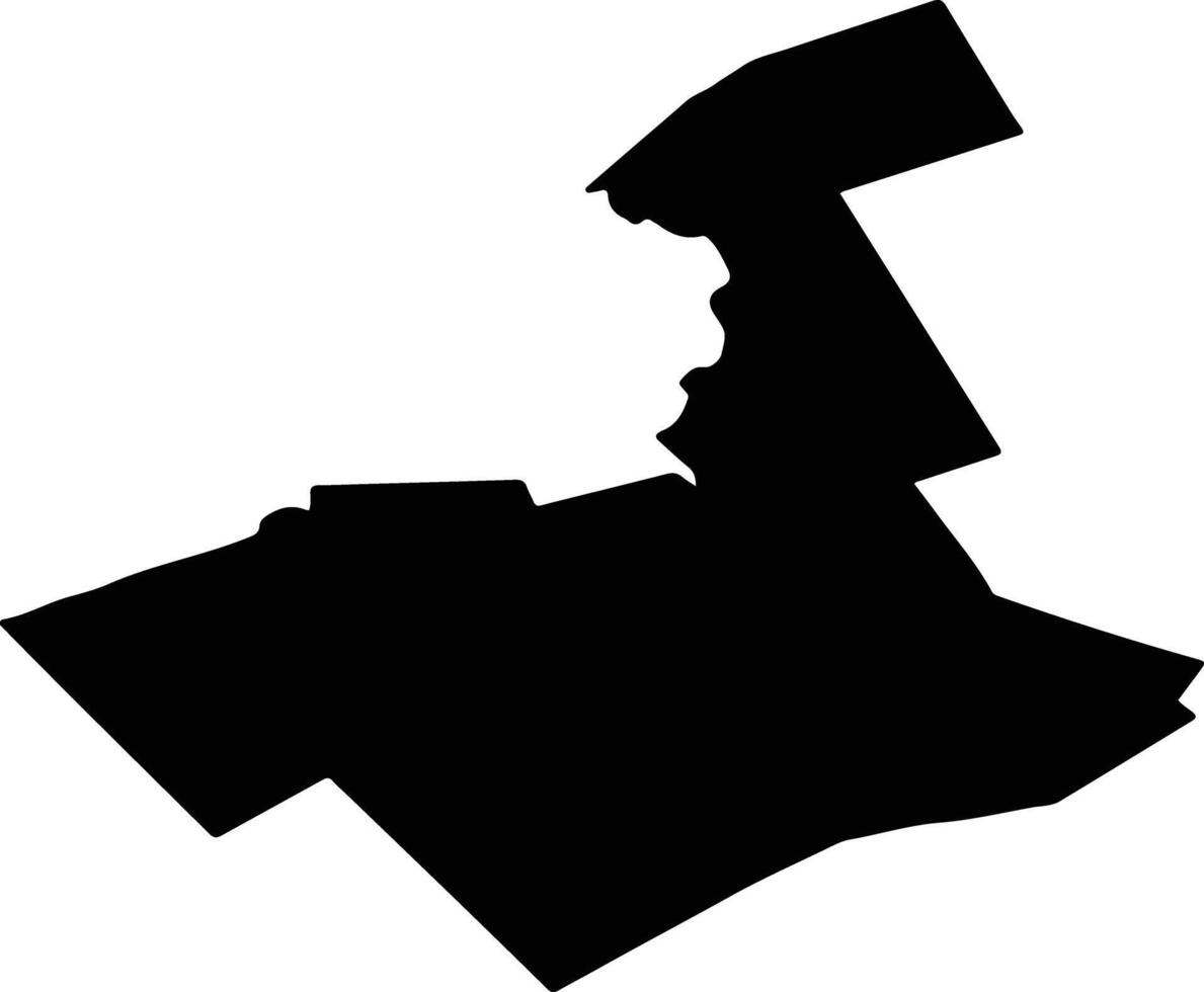 DRACEA Romania silhouette map vector