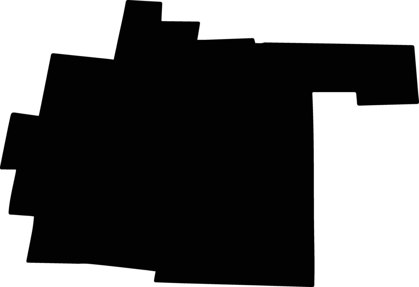 DRAGALINA Romania silhouette map vector
