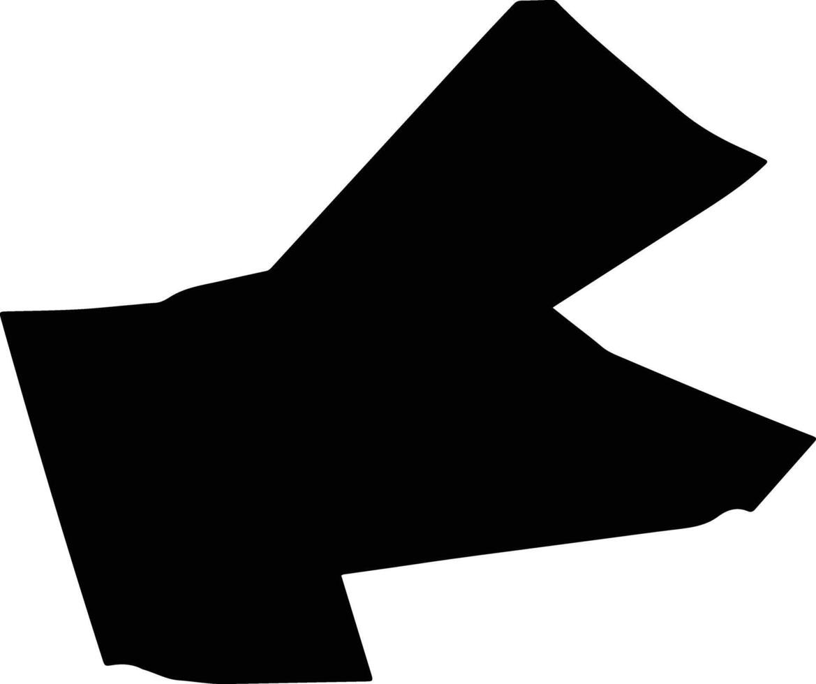 DRAGANESTI VLASCA Romania silhouette map vector