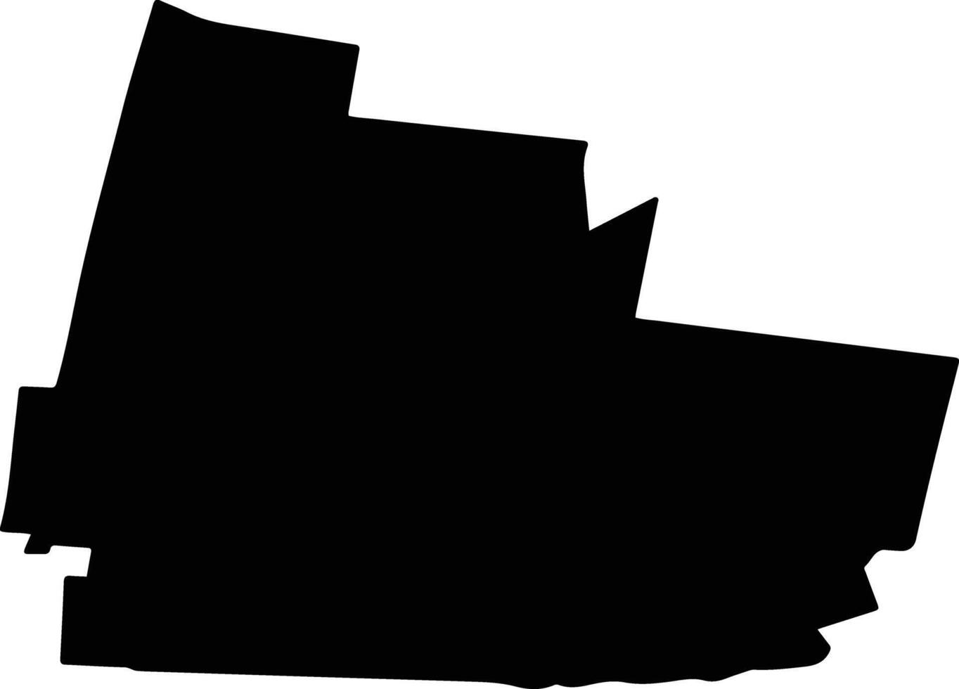 DRAGHICENI Romania silhouette map vector