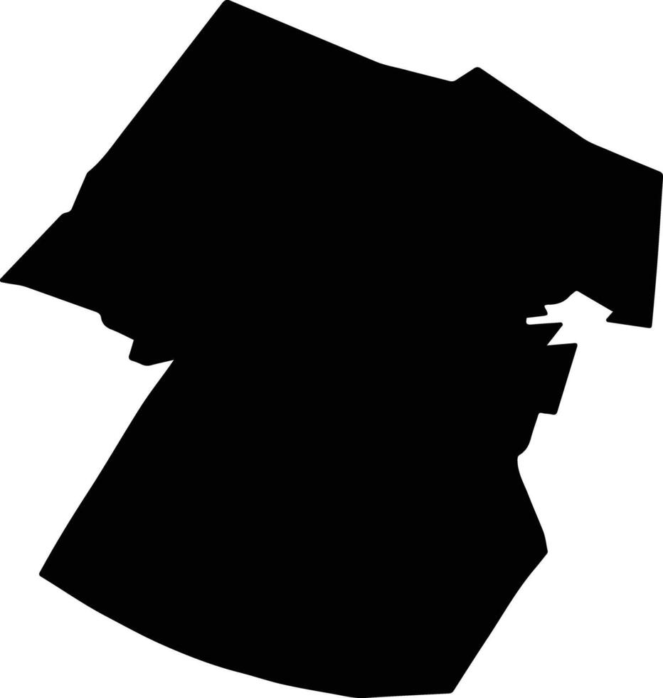 DRAGOMIRESTI VALE Romania silhouette map vector