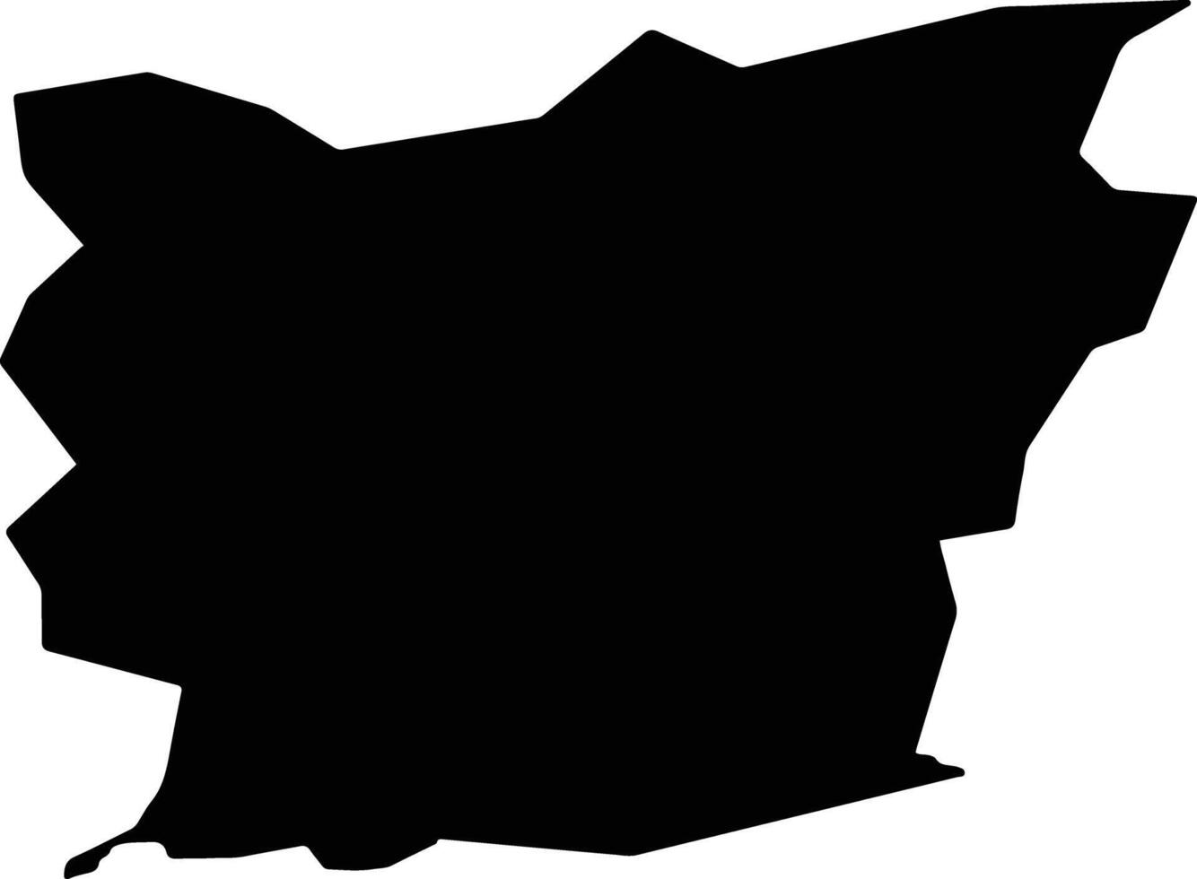 Drahichyn Belarus silhouette map vector