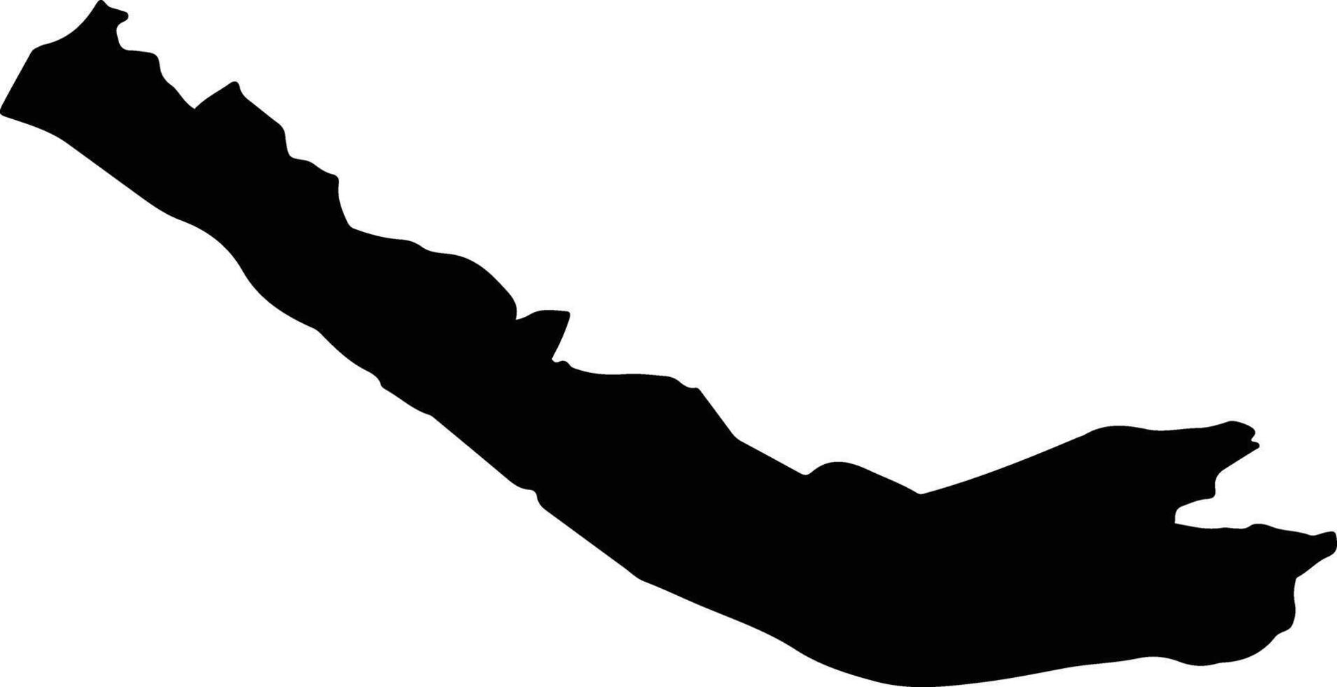 DROBETA TURNU SEVERIN Romania silhouette map vector