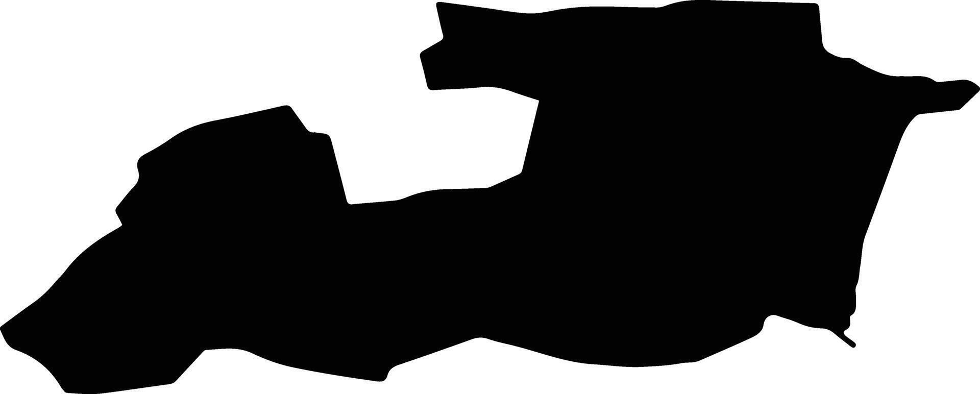 DROGHEDA RURAL LEA 4 Ireland silhouette map vector