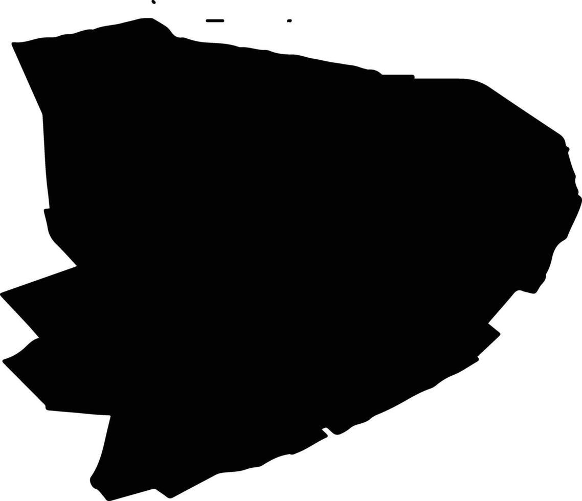 Dronten Netherlands silhouette map vector
