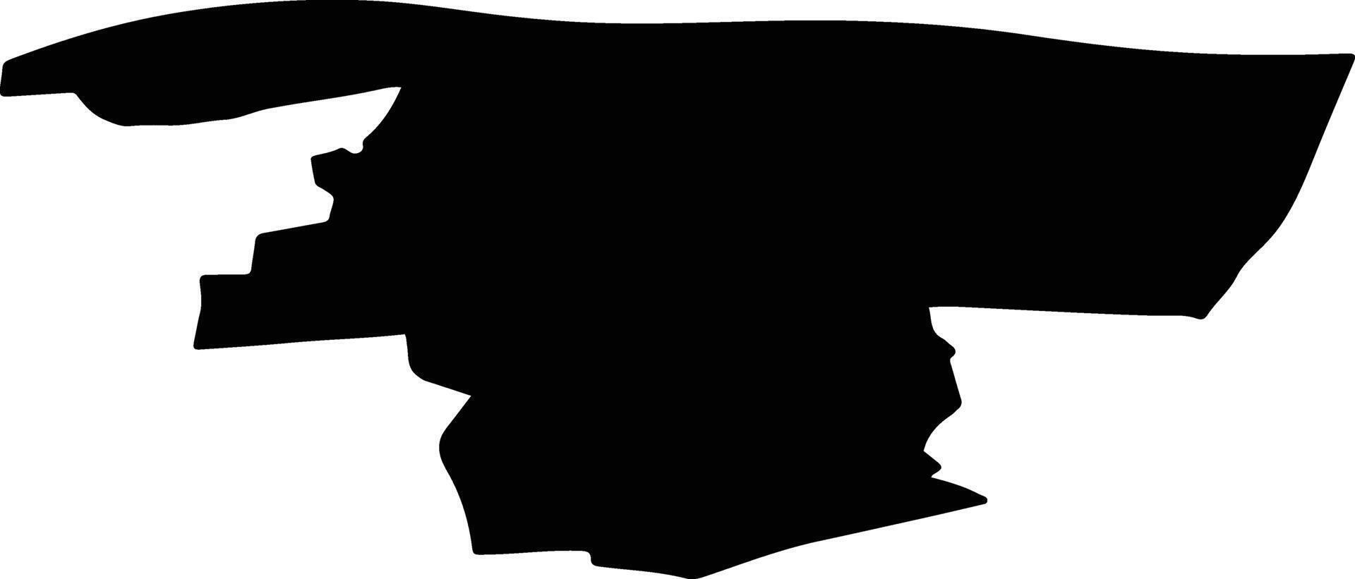 Druten Netherlands silhouette map vector